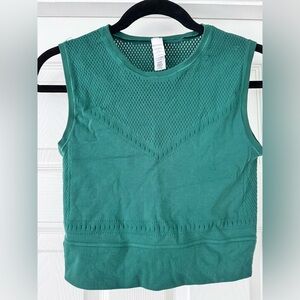 Forest Green Athleta Crop